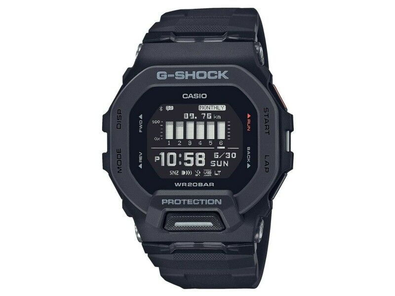 Zegarek Męski Casio G-Shock G-SQUAD STEP TRACKER BLUETOOTH® Czarny (Ø 40 mm) (Ø 46 mm)
