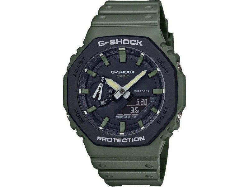 Zegarek Męski Casio G-Shock OAK LAYERED BEZEL Czarny (Ø 44,5 mm) (Ø 45 mm)