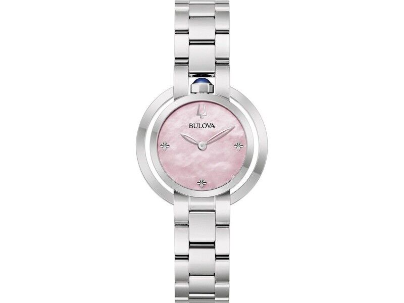 Zegarek Damski Bulova 96L338 Srebrzysty