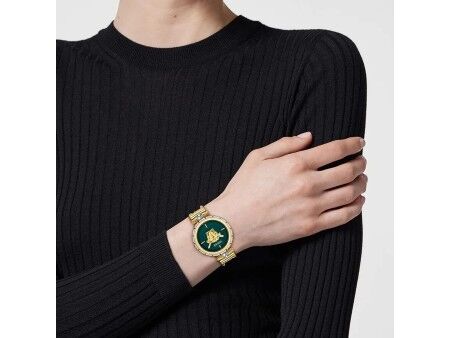 Zegarek Damski Versace VE0B00325 Złoty