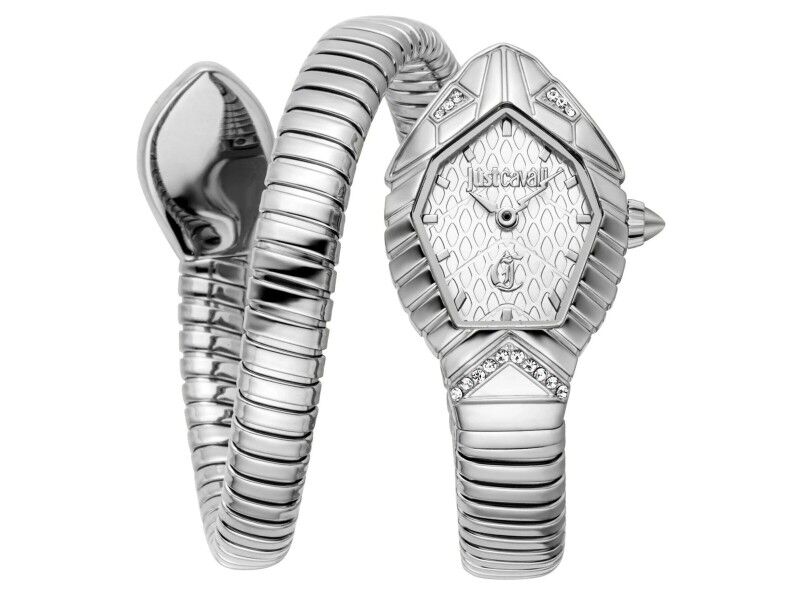 Zegarek Damski Just Cavalli SNAKE Srebrzysty (Ø 22 mm)