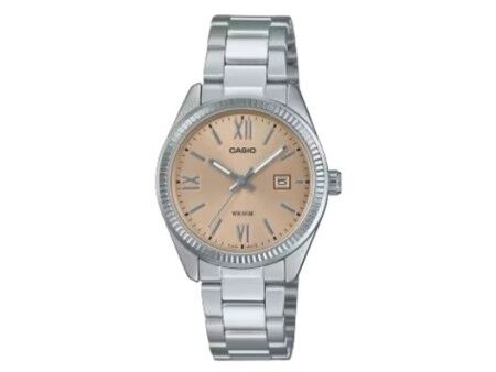Zegarek Damski Casio LADY DATE - CHAMPAGNE Srebrzysty (Ø 30 mm)
