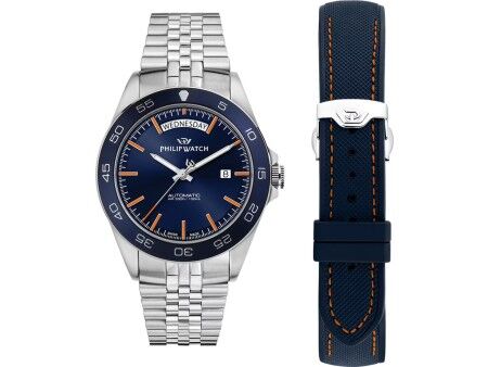 Zegarek Męski Philip Watch R8223597114 Srebrzysty