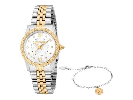 Zegarek Damski Just Cavalli ANIMALIER SPECIAL PACK + BRACELET Złoty (Ø 30 mm)