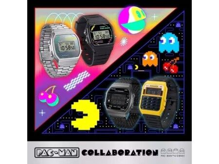 Zegarek Unisex Casio F-91 - PACMAN Series Limited Edition Czarny (Ø 35 mm)