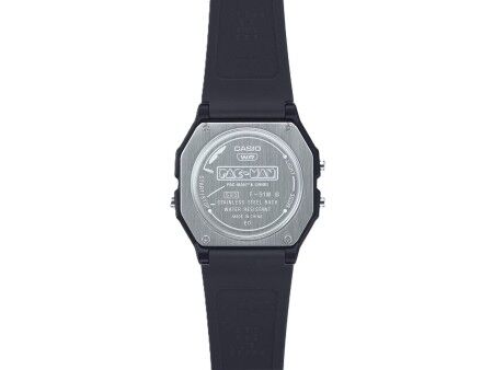 Zegarek Unisex Casio F-91 - PACMAN Series Limited Edition Czarny (Ø 35 mm)