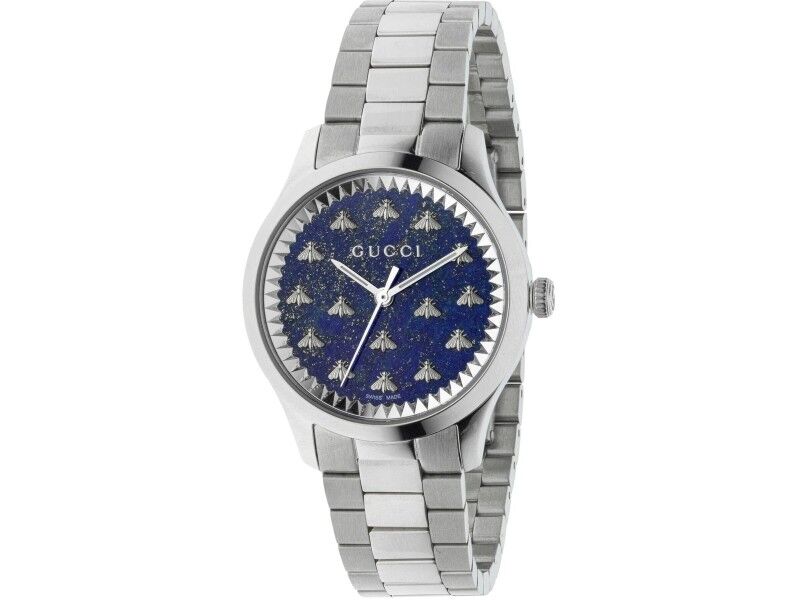 Zegarek Damski Gucci G-TIMELESS MULTIBEE Srebrzysty