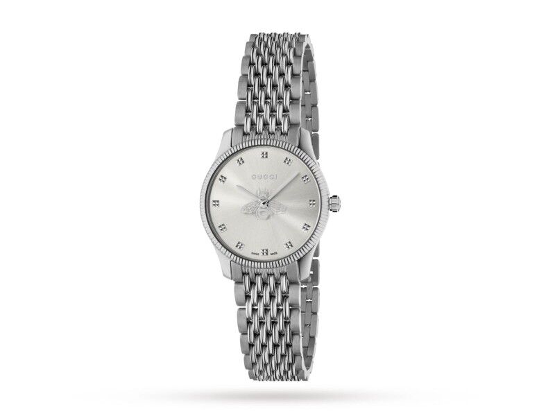 Zegarek Damski Gucci G-TIMELESS SLIM Srebrzysty (Ø 28 mm)