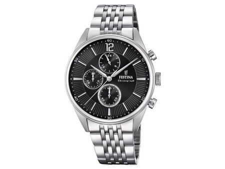 Zegarek Męski Festina F20285/4 Czarny Srebrzysty