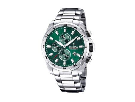 Zegarek Męski Festina F20463/3 Kolor Zielony Srebrzysty