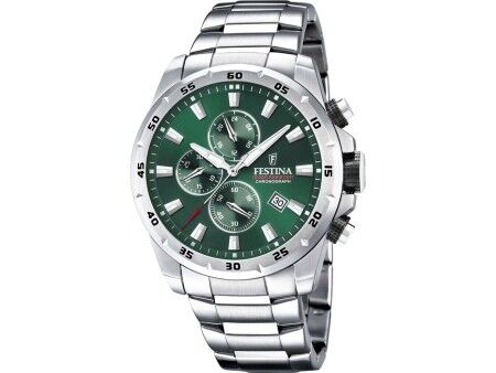 Zegarek Męski Festina F20463/3 Kolor Zielony Srebrzysty