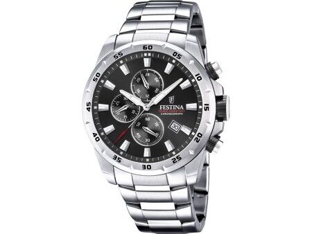 Zegarek Męski Festina F20463/4 Czarny Srebrzysty