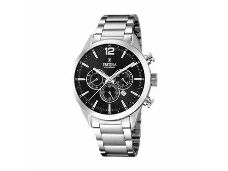 Zegarek Męski Festina F20343/8 Czarny Srebrzysty
