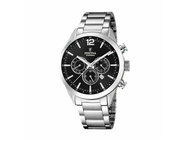 Zegarek Męski Festina F20343/8 Czarny Srebrzysty