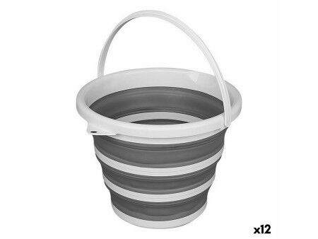 Wiadro z Uchwytem Confortime 10 L 34 x 33 x 25 cm (12 Sztuk)
