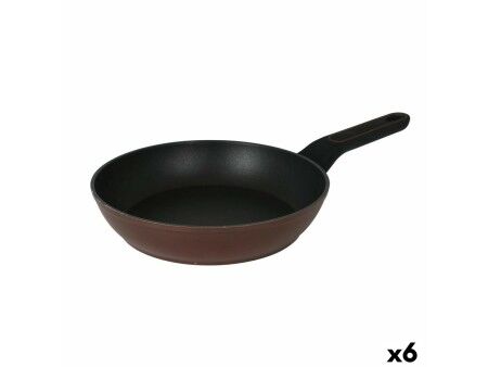 Patelnia Quttin Sahara Kute aluminium Brązowy 38 x 21 x 5,5 cm (6 Sztuk)