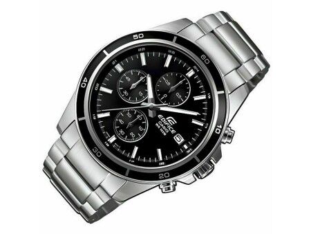 Zegarek Unisex Casio EFR-526D-1AVUEF Czarny Srebrzysty