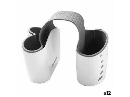 Organizer na Zmywak Quttin Pojedyńczy Biały 15 x 9 x 12 cm (12 Sztuk)