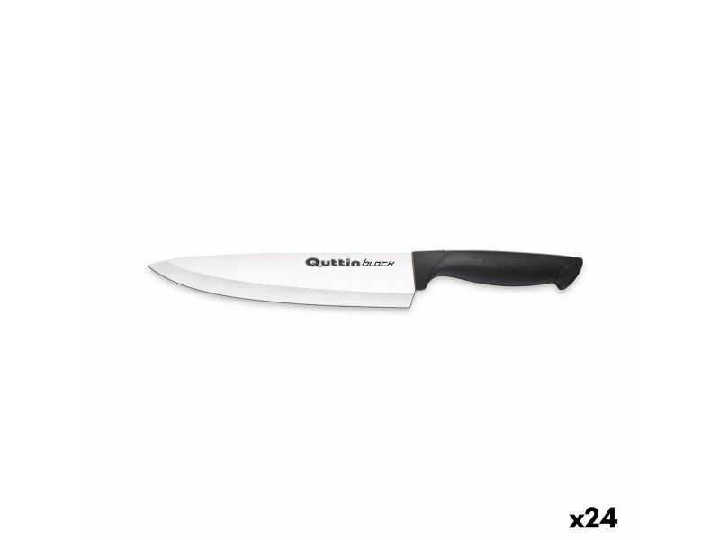 Nóż kuchenny Quttin Black 20 cm (24 Sztuk)