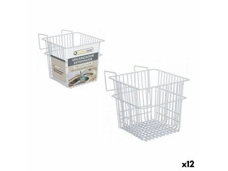 Koszyk wielozadaniowy Confortime 104664 Ociekacz 17 x 12,1 x 13,5 cm (12 Sztuk)