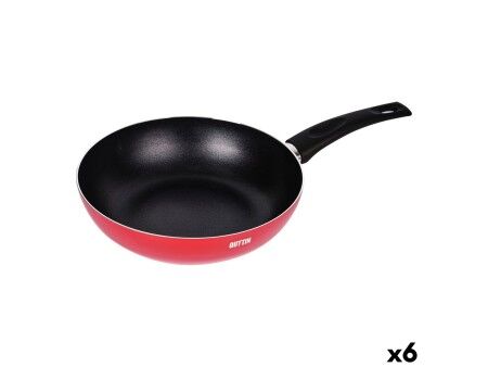 Patelnia Wok Quttin Infinity Czerwony 28,3 x 47 x 10 cm