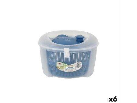 Suszarka do Sałaty Tontarelli Rucola Plastikowy Przezroczysty 24,5 x 16 x 24,5 cm (6 Sztuk)