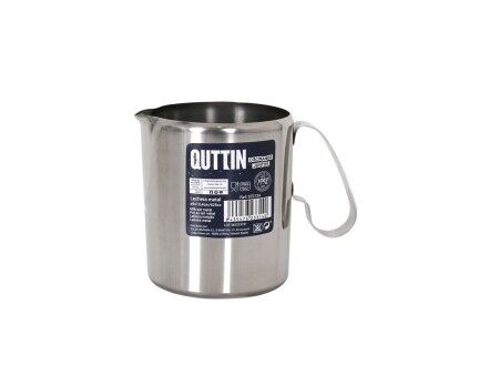 Dzbanek na mleko Quttin Srebrzysty Metal (12 Sztuk)