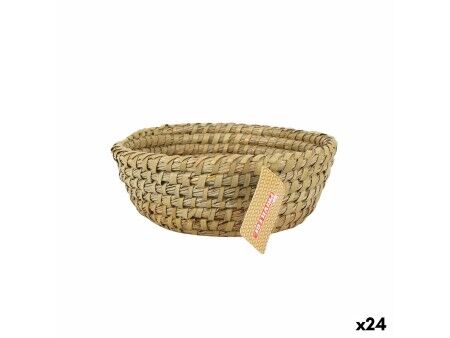 Koszyk wielozadaniowy Privilege wiklinowy Okrągła ø 22 x 8 cm (24 Sztuk)