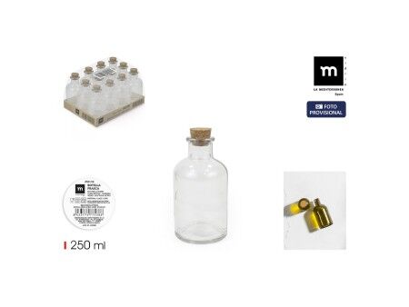 Kryztałowa butelka La Mediterránea 0,25 L (36 Sztuk)