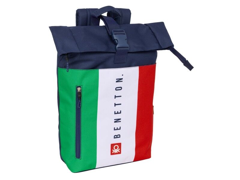 Plecak na Laptopa Benetton Flag Granatowy 28 x 42 x 13 cm