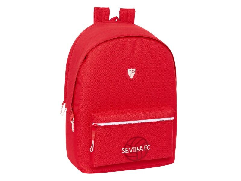 Plecak na laptopa i tableta z wyjściem USB Sevilla Fútbol Club Czerwony 31 x 44 x 18 cm