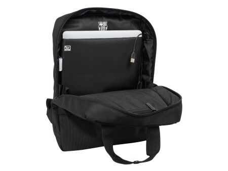 Plecak na Laptopa F.C. Barcelona Premium Czarny 29 x 39 x 11 cm 13,3"