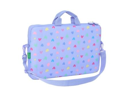 Torba na Laptopa Benetton Lila Liliowy 40 x 27 x 4 cm