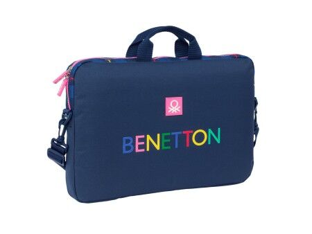 Torba na Laptopa Benetton Damero Granatowy 40 x 27 x 4 cm