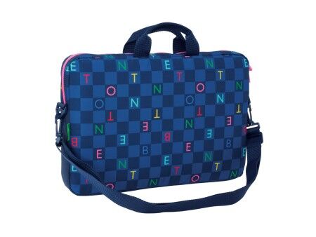 Torba na Laptopa Benetton Damero Granatowy 40 x 27 x 4 cm