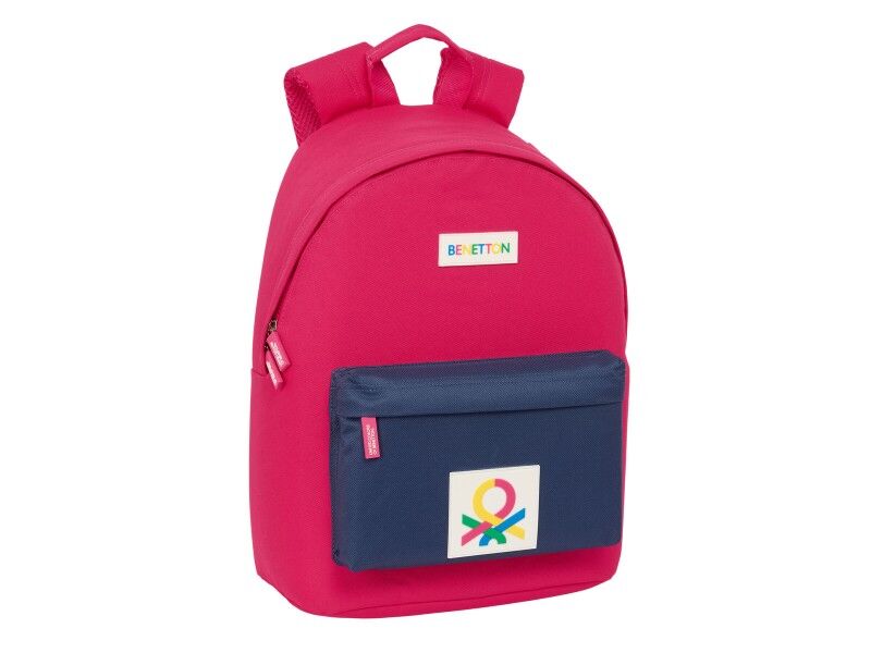 Plecak na Laptopa Benetton benetton wiśniowy Granatowy 31 x 41 x 16 cm