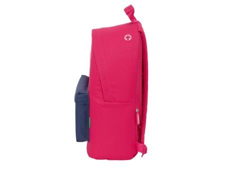 Plecak na Laptopa Benetton benetton wiśniowy Granatowy 31 x 41 x 16 cm