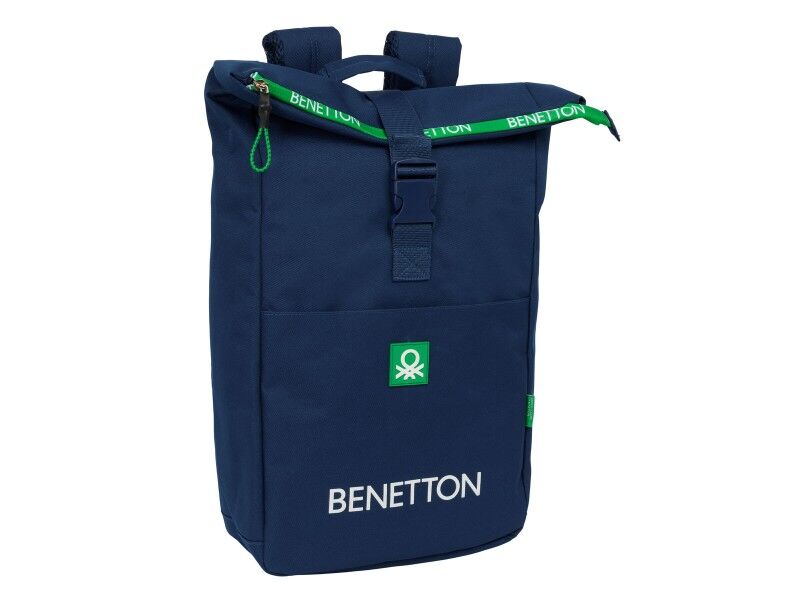 Plecak na Laptopa Benetton Green Granatowy 28 x 42 x 13 cm