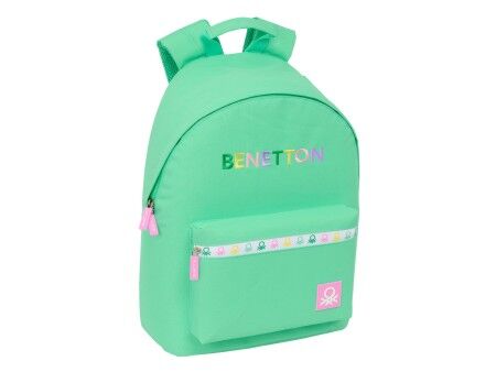Plecak na Laptopa Benetton benetton Kolor Zielony 31 x 41 x 16 cm