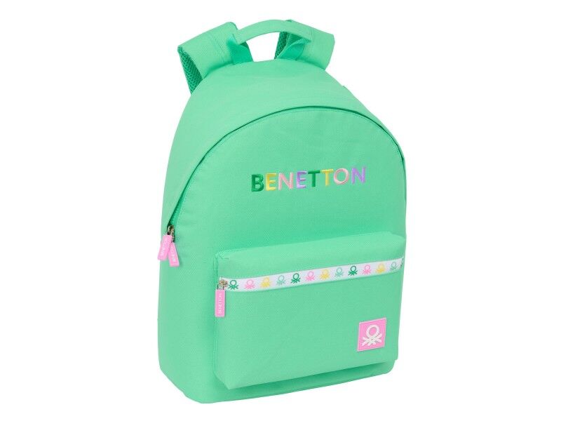 Plecak na Laptopa Benetton benetton Kolor Zielony 31 x 41 x 16 cm