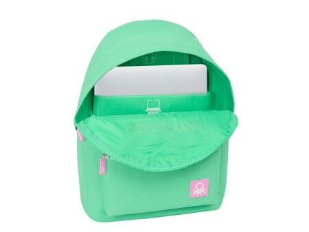 Plecak na Laptopa Benetton benetton Kolor Zielony 31 x 41 x 16 cm