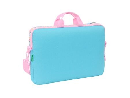 Torba na Laptopa Benetton Unique Różowy Turkusowy 40 x 27 x 4 cm
