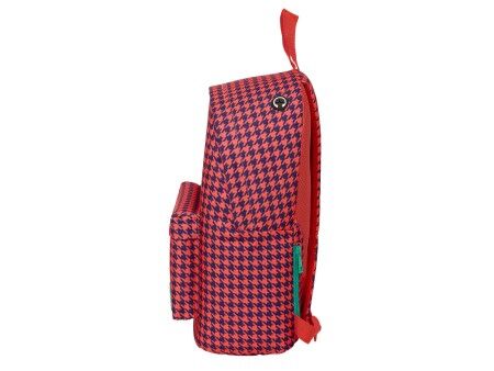 Plecak na Laptopa Nait Nait Pata de gallo coral Koral 31 x 41 x 16 cm
