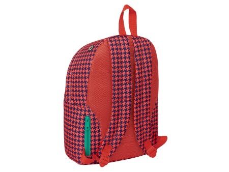 Plecak na Laptopa Nait Nait Pata de gallo coral Koral 31 x 41 x 16 cm