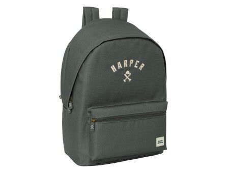 Plecak na Laptopa Harper & Neyer +usb harper & neyer Szary 31 x 44 x 18 cm