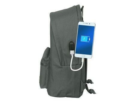 Plecak na Laptopa Harper & Neyer +usb harper & neyer Szary 31 x 44 x 18 cm