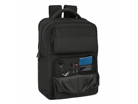 Plecak na Laptopa Sevilla Fútbol Club Premium 15,6'' Czarny (31 x 44 x 13 cm)