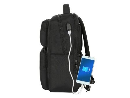 Plecak na Laptopa Sevilla Fútbol Club Premium 15,6'' Czarny (31 x 44 x 13 cm)