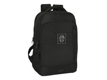 Plecak na laptopa i tableta z wyjściem USB The Mandalorian Czarny