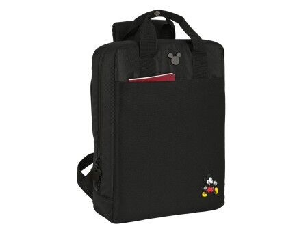 Plecak na Laptopa Mickey Mouse Clubhouse Czarny 29 x 39 x 11 cm